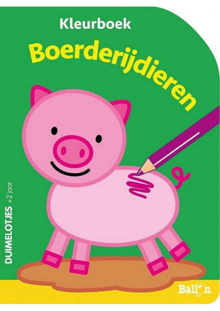 Duimelotjes 1 - kleurboek Boerderijdieren