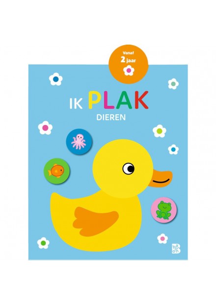 Ballon Mijn eerste  stickerboek-  ik plak dieren