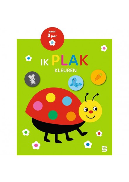 Ballon Mijn eerste  stickerboek-  ik plak kleuren