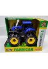 Farm tractor met licht en geluid blauw