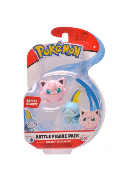 POKEMON BATTLE FIGURE PACK  SOBBLE  & JIGGLYPUFF