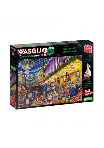 Puzzel Wasgij kerstmis 20 2 x 1000 stukjes