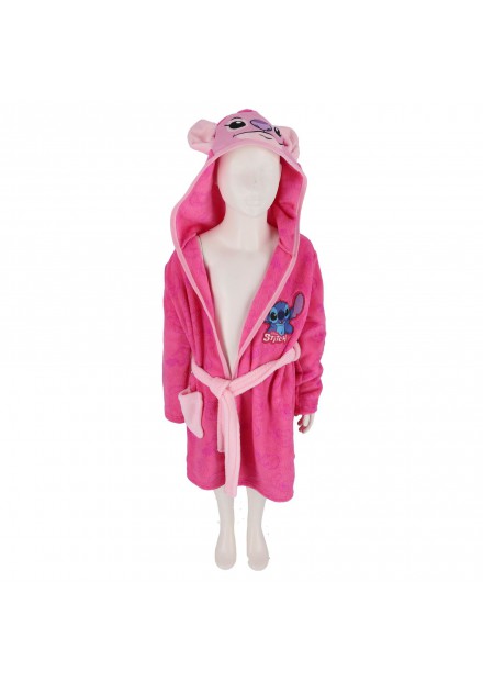 Lilo & Stitch badjas roze maat 110-116