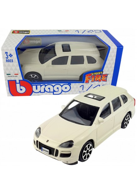 BURAGO AUTO 1:43 STREET FIRE  PORSCHE CAYENNE TURBO