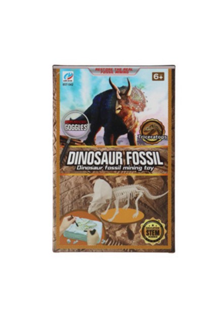 Dino Fossiel Opgraven Triceratops