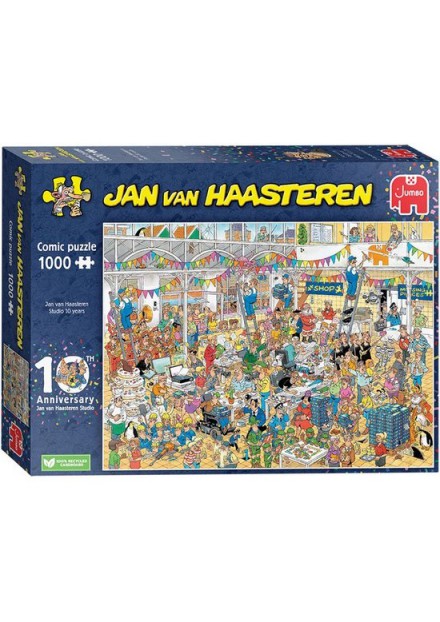 Jan van Haasteren 10 jaar studio 1000 stukjes