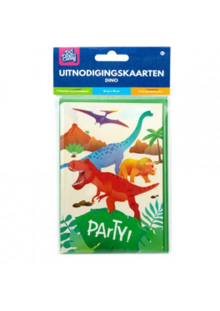 Dino Uitnodigingskaarten