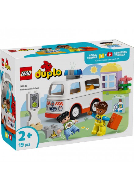 LEGO 10447 DUPLO Ambulance met chauffeur