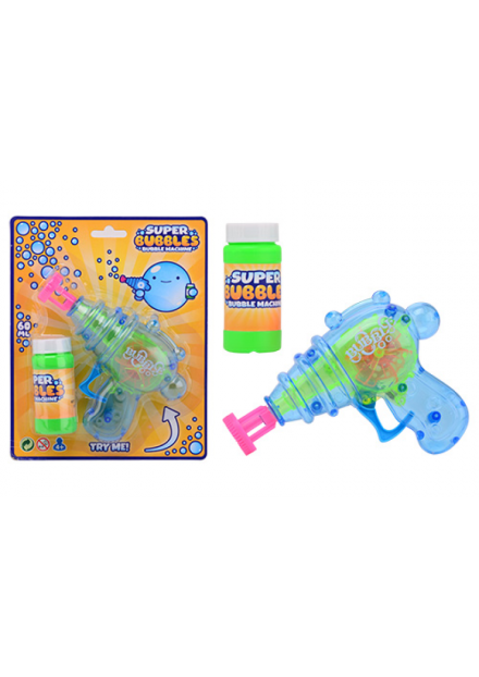 Aqua fun Bubble Machine bellenblaaspistool met licht