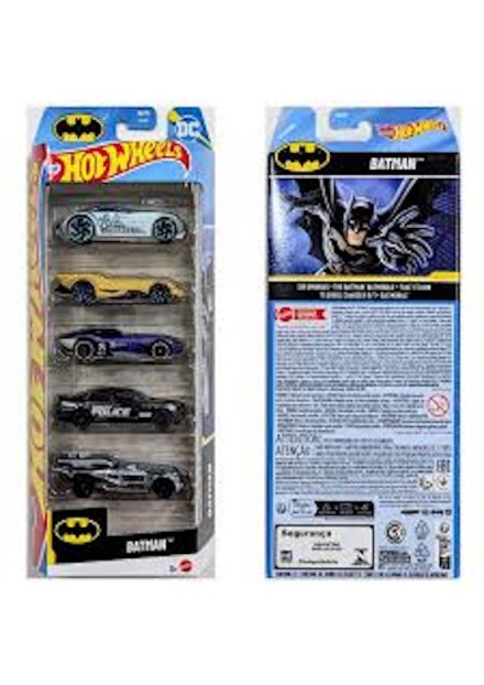 Hot Wheels Auto Diecast 5-Pack  Batman JBJ76