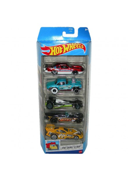 Hot Wheels Auto Diecast 5-Pack Drag Strip Htv 54