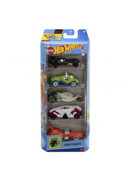 Hot Wheels Auto Diecast 5-Pack STREET BEATS HTV 55