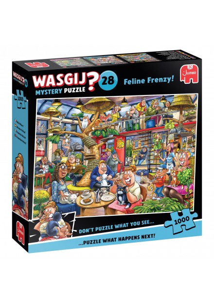 Wasgij puzzel Mysterie 28 kat en muis spel 1000 stukjes