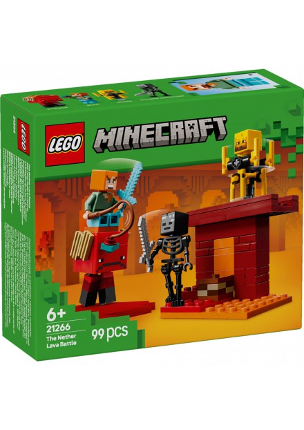 LEGO 21266 Minecraft De lavastrijd in de Nether