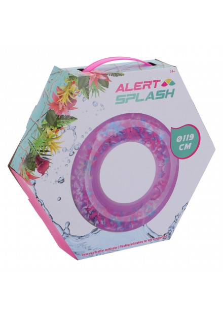 Alert Splash Zwemring Veren Multicolor 119 Cm