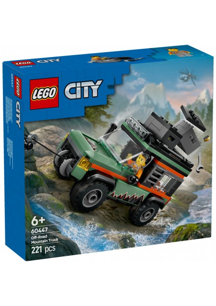 LEGO 60447 City Great Vehicles 4x4 terreinwagen voor in de bergen LEGO 60447 City Great Vehicles 4x4 terreinwagen voor in de bergen