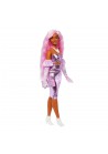 Barbie Fashionsta pop deluxe+metallic roze haar