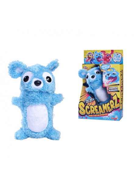 PLUCHE SCREAMERZ BEER BLAUW
