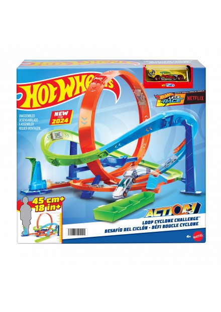 Hot Wheels action loop cycloon challenge