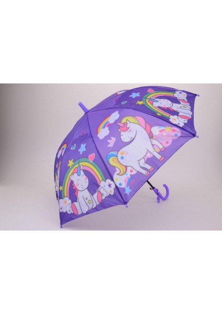 Paraplu unicorn  paars
