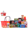 Home and Kitchen winkelmand met boodschappen