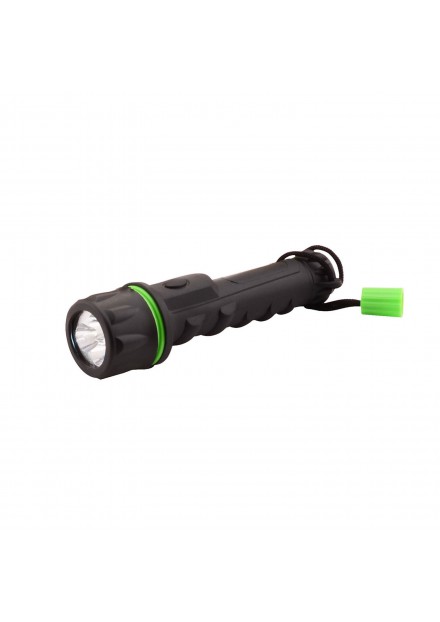 Science Explorer zaklamp op blister met batterijen groen