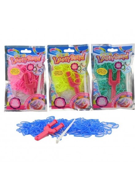 Loom Knoop je eigen armband (200 ringen) met Y-tool assorti