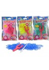 Loom Knoop je eigen armband (200 ringen) met Y-tool assorti