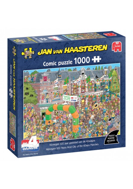 Puzzel Jan van Haasteren Nijmeegse 4-Daagse 100 jaar 1000 stukjes