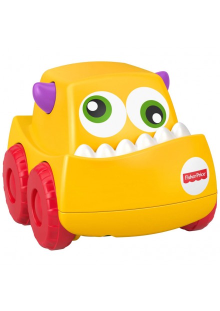 FISHER PRICE MINI MONSTER TRUCKS  GEEL