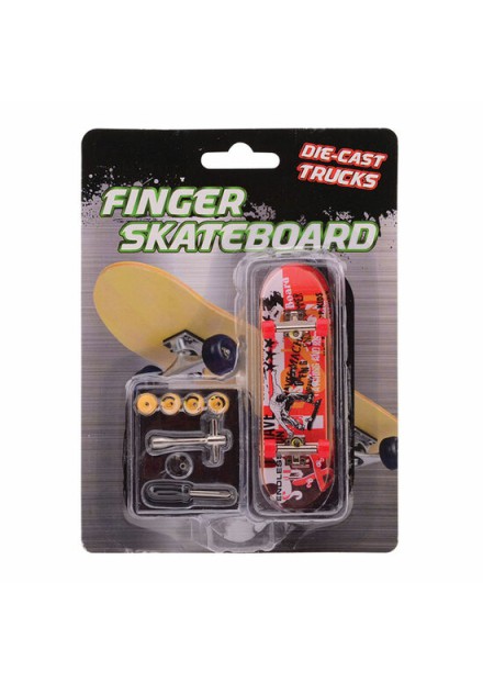 Vinger skateboard rood