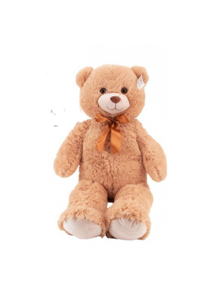PLUCHE BEER 100 CM licht bruin