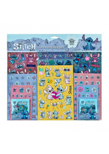 STICKERSET Lilo En Stitch 500-DELIG