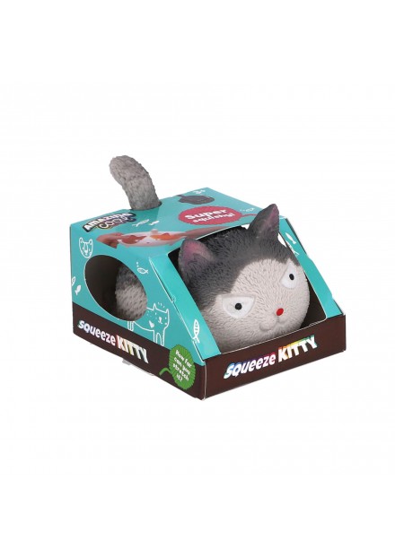 Amazing Cool Squishy Kat  Grijs