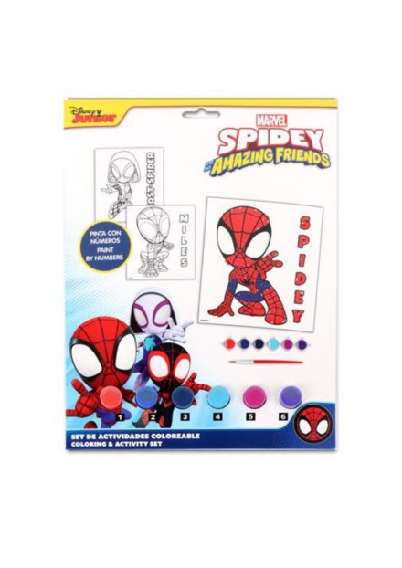 schilderen op nummer Spidey