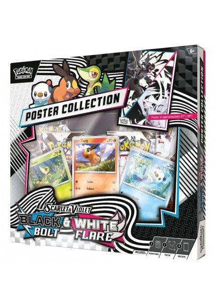 Pokemon Black Bolt & White Flare Poster Collection