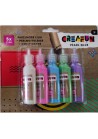 GLITTERLIJM  CREAFUN  PARELMOER 5 KLEUREN 25 ML