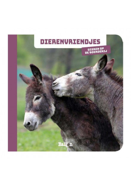 Dierenvriendjes Kartonboekje Dieren op de boerderij ballon