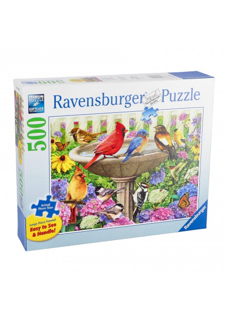 Ravensburger Puzzel Het Vogelbad 500 Stukjes Extra Groot