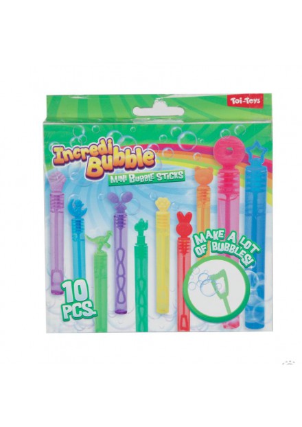 INCREDIBUBBLE Mini bellenblaas -10st 5ml  groen