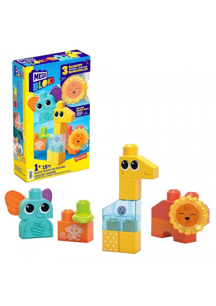Fisher price bloks n rattle safari