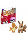 Pokemon mega pokebal  Eevee en Charmander