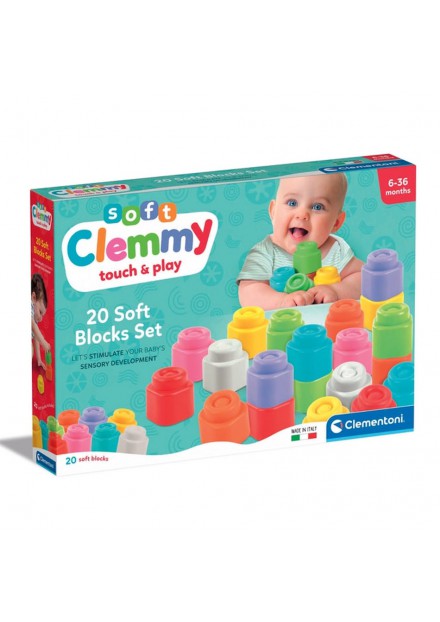 Baby Clemmy - 24 Soft Blocks Set