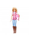 Barbie Family Horse Chase paardrij pop Blond