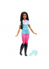 Barbie Family Horse Chase paardrij pop donker haar