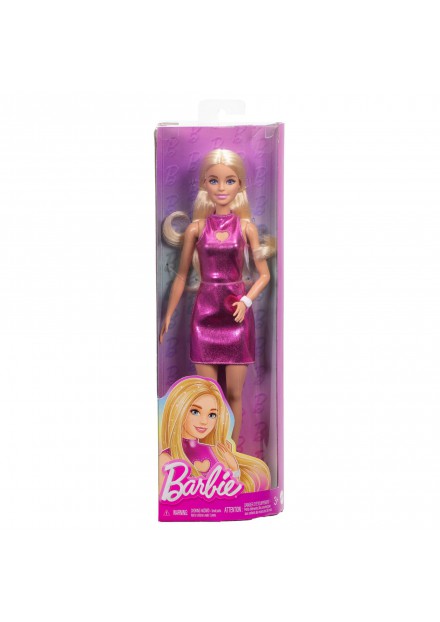 Barbie Fashionista pop pink dress heart cut out