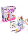 spaarpot unicorn versieren  met licht