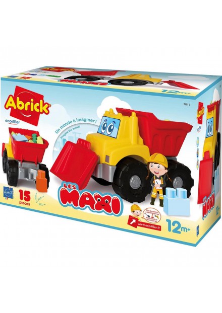 Abrick maxi vrachtwagen met blokken Abrick maxi vrachtwagen met blokken