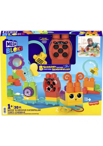 Fisher Price Mega Bloks Move 'N Groove Caterpillar Fisher Price Mega Bloks Move 'N Groove Caterpillar