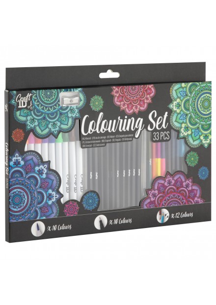 Kleurset proffesioneel compleet 33 pcs 37,5x24 cm
